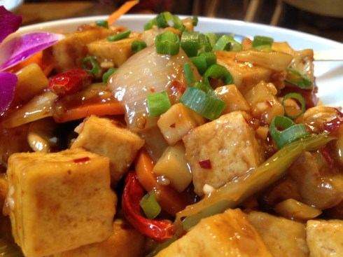 Kung Pao Tofu and Vegetables