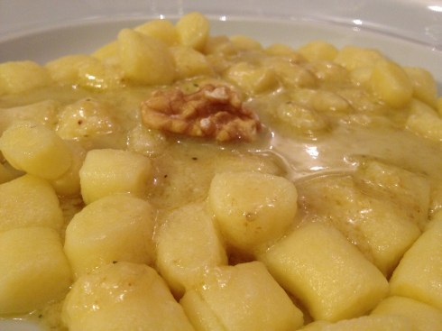 Gnocchi with Walnut Sauce