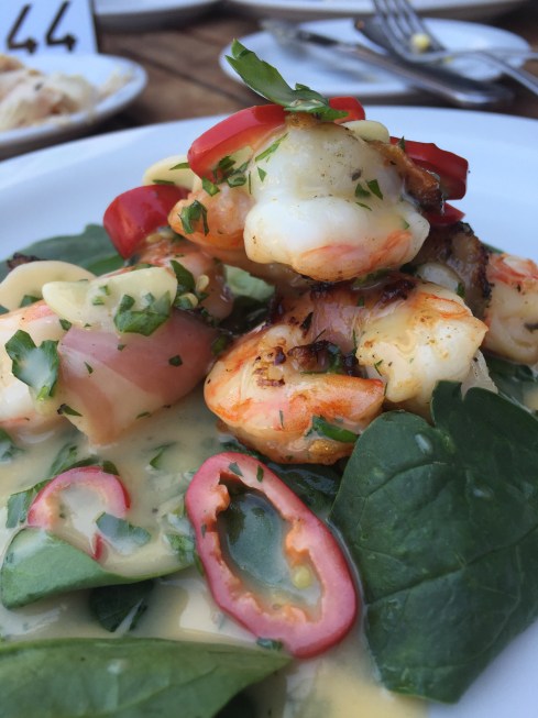 Shrimp with Pancetta